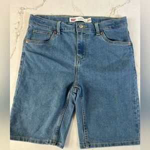 Levi's Slim Fit Blue Denim Shorts